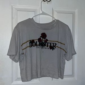 Size small, white tee shirt from Hollister